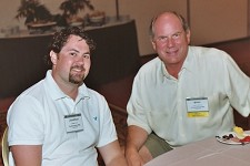 Todd (left) and Sonnenberg pictured in 2005