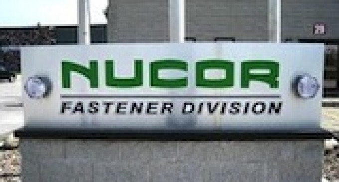 Fastener Segment Sales Up at Nucor Corp.