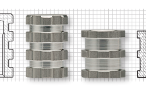 SPIROL Introduces Aluminum Threaded Inserts for Plastics