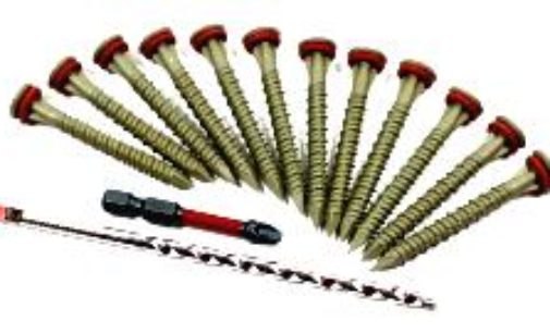 Phillips Screw Introduces Red Seal Moisture Barrier Concrete Screw Kits