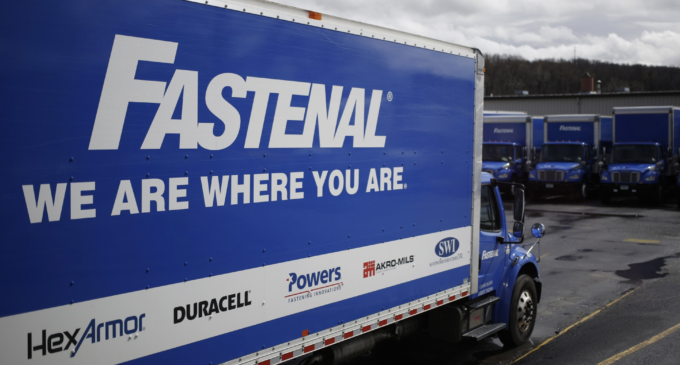 Fastenal Fastener Sales Rebound in January