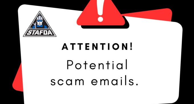 STAFDA Warns of Scam Email